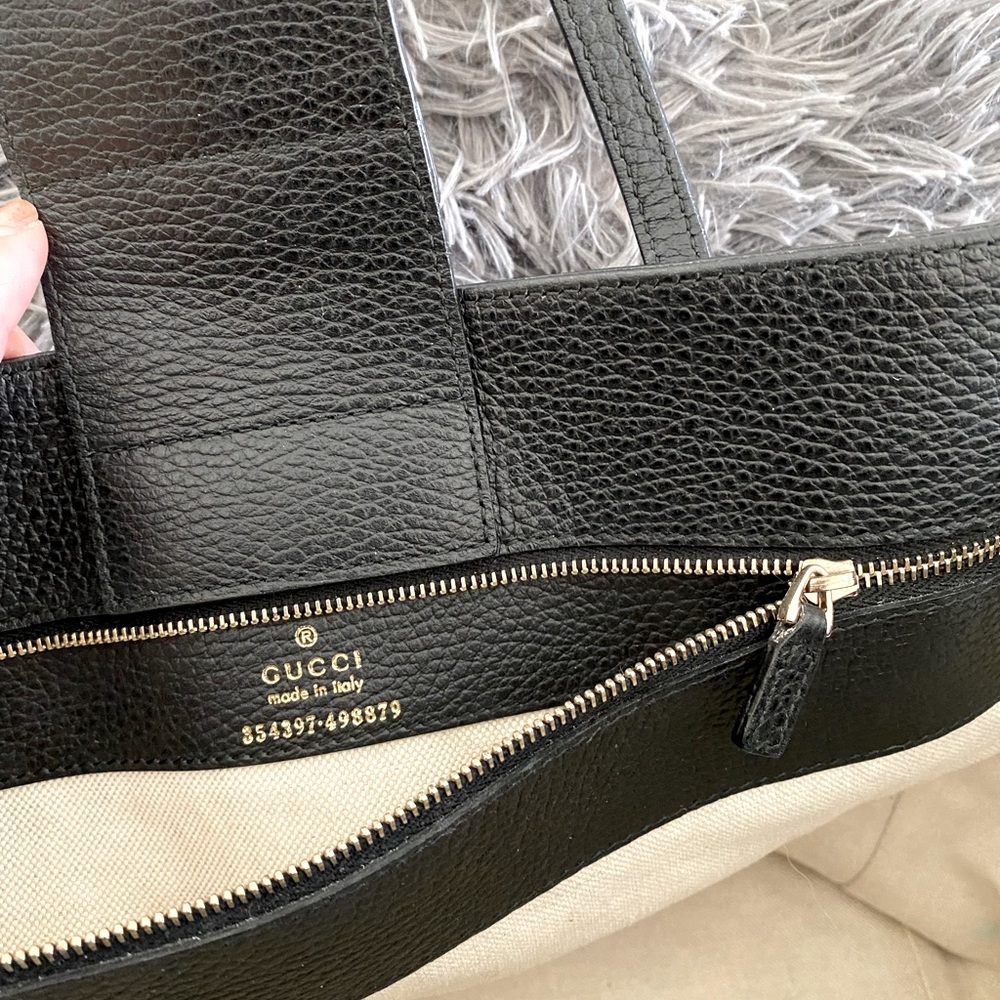 Gucci Swing leather tote bag. - Picture 2 of 4